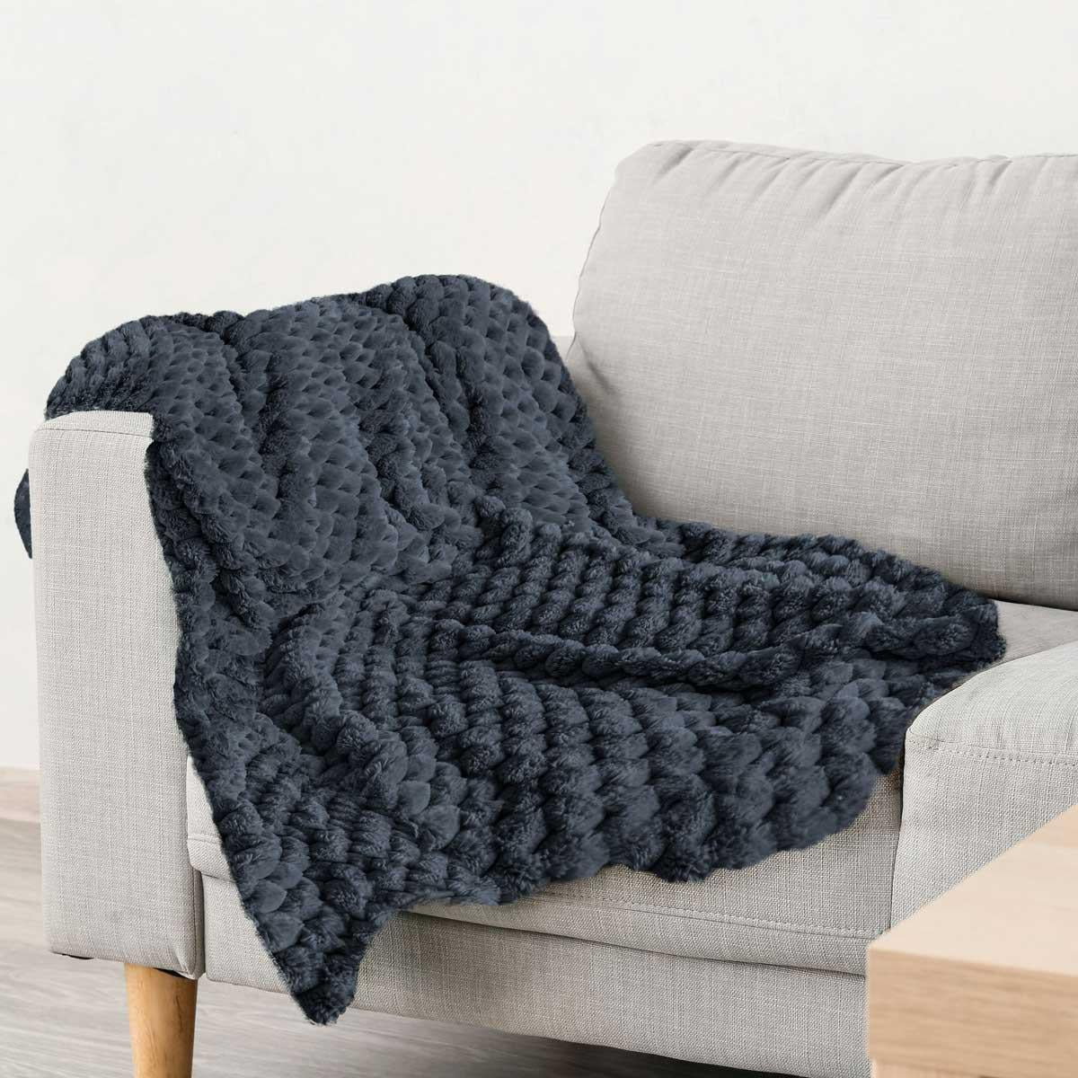 Silver Throws & Blankets