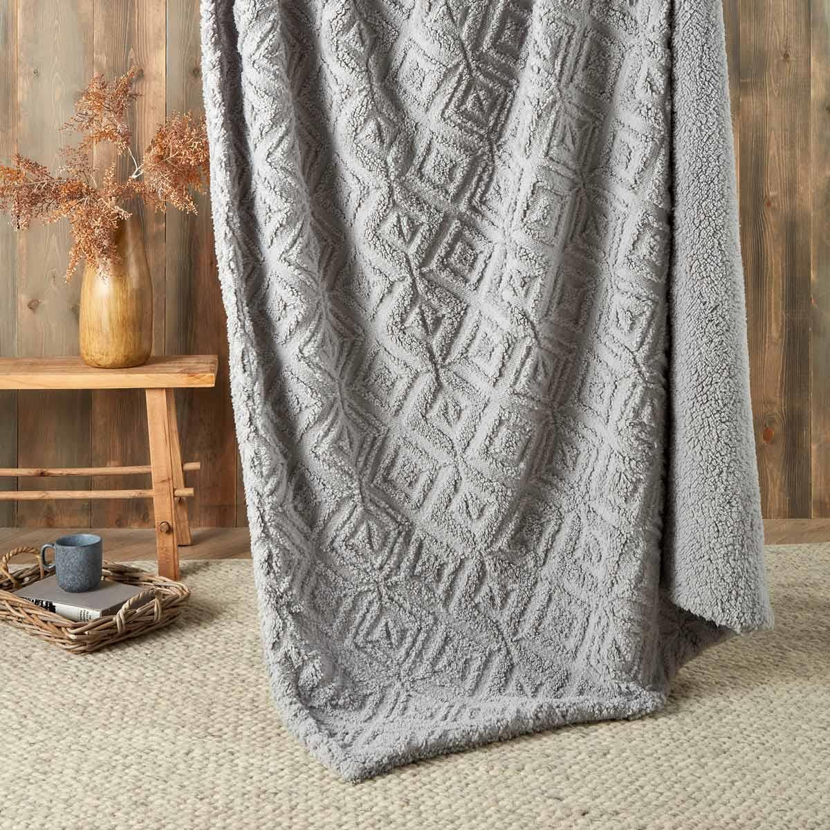 Navy Throws & Blankets