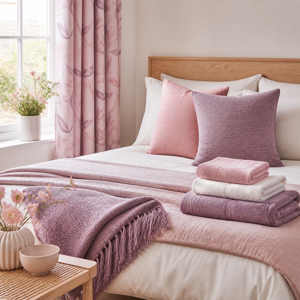 Pink & Purple Tones collection at Ideal Textiles