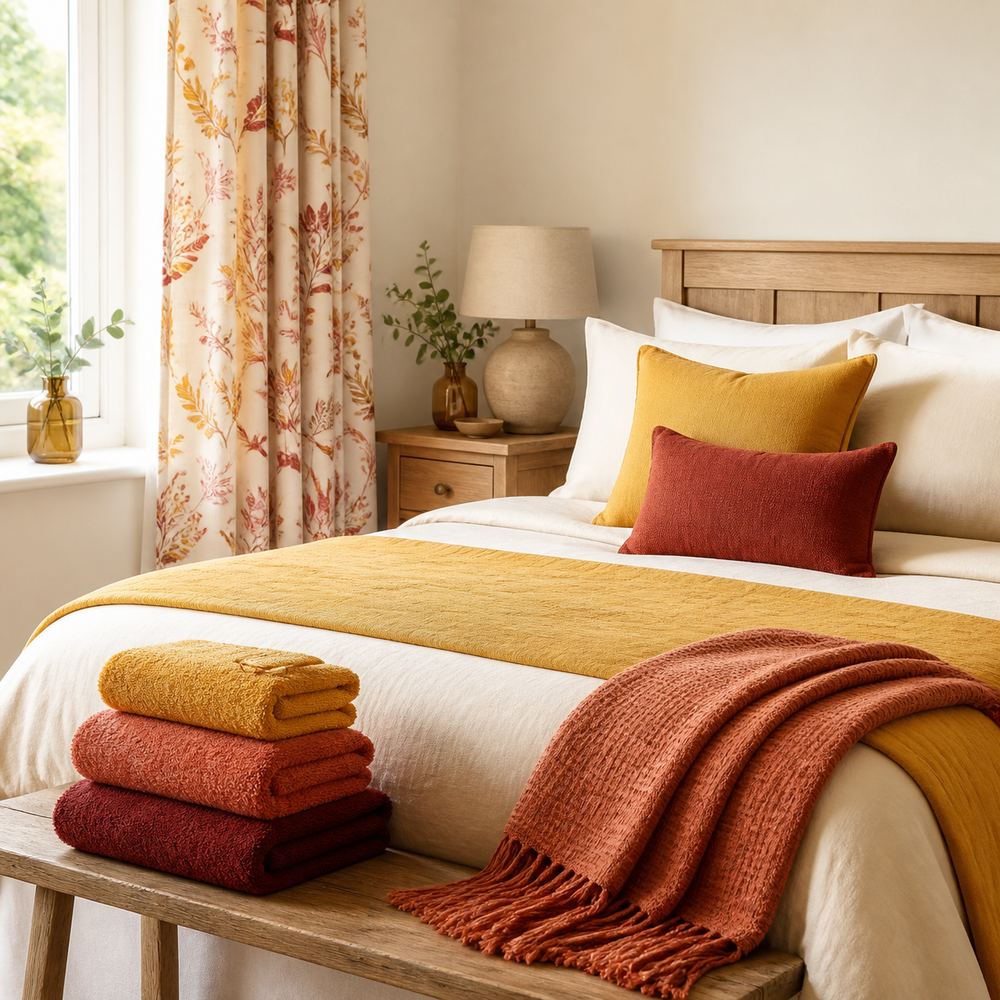 Warm Tones collection at Ideal Textiles