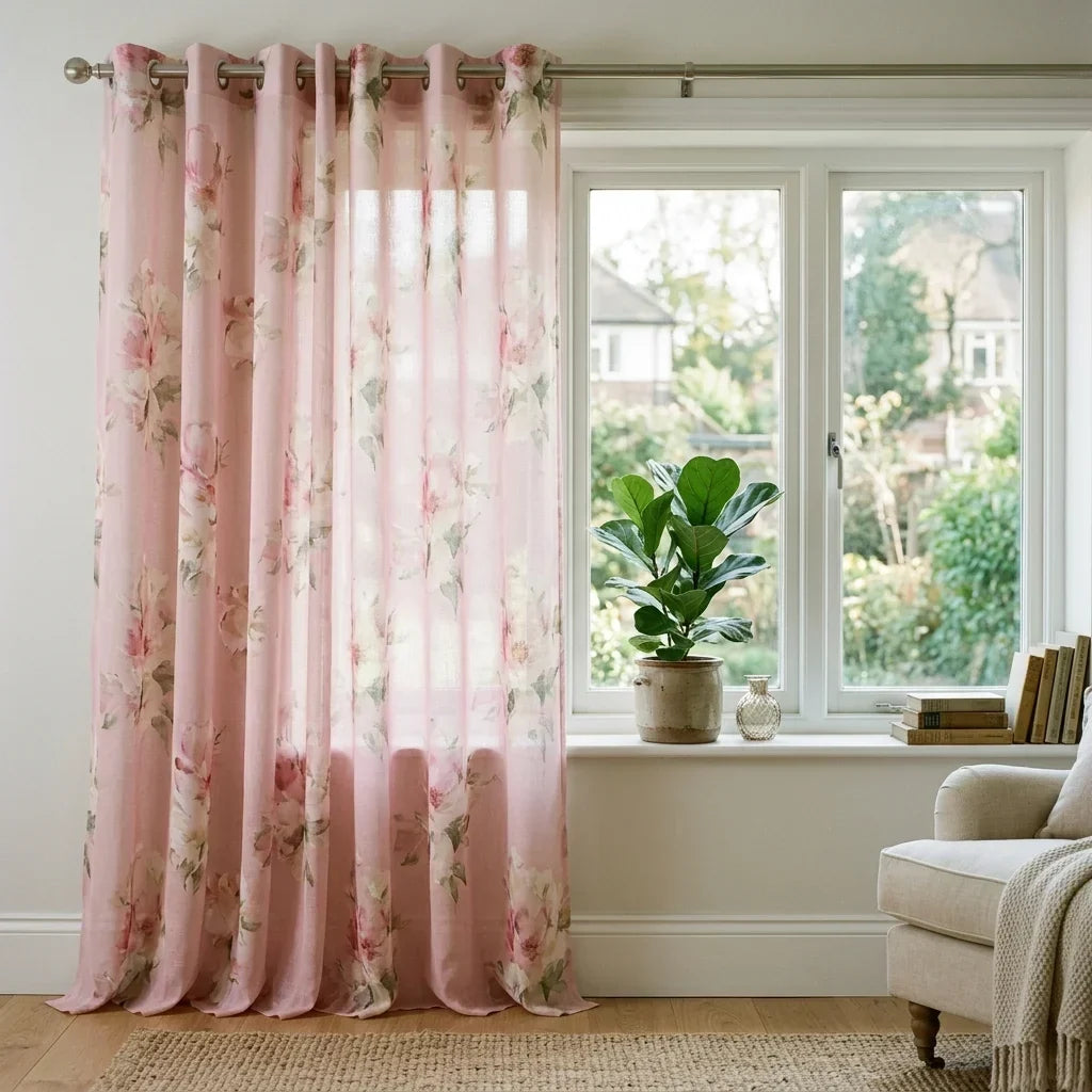 Pink & Purple Tones Curtains collection at Ideal Textiles
