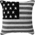 American Flag Chenille Cushion Cover 18" x 18