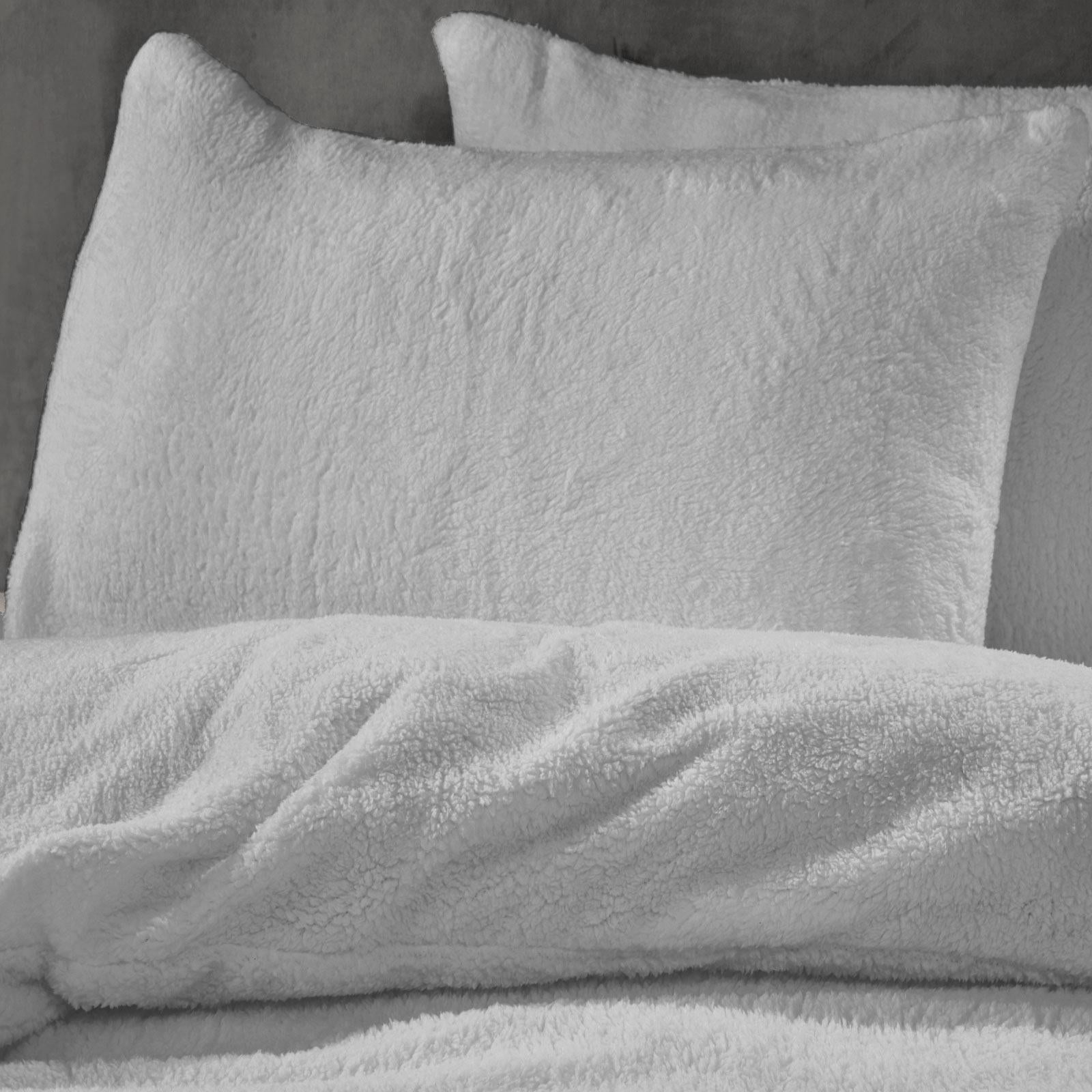 Sherpa Teddy Fleece Duvet Cover Set