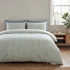 So Soft Helston Duvet Cover Set - Duck Egg