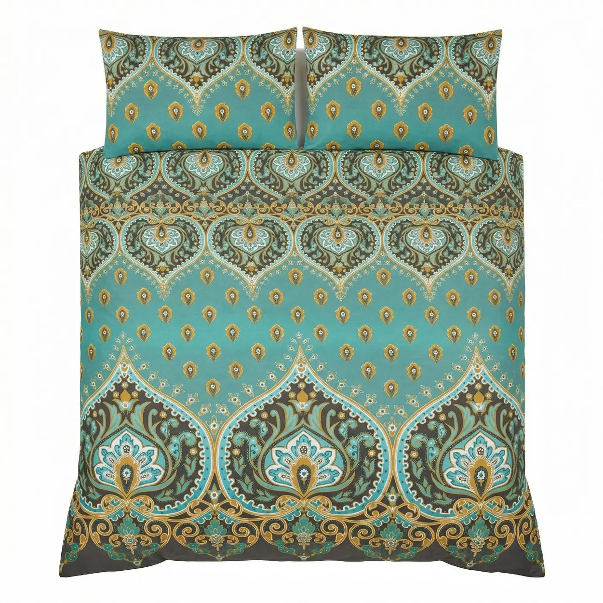 Asha Duvet Cover Set - Emerald image 4