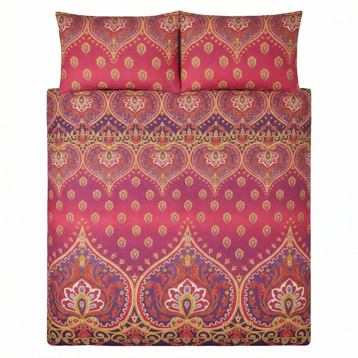 Asha Duvet Cover Set - Ruby image 4