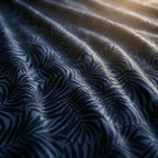 Paloma Velvet Duvet Cover Set - Navy image 4