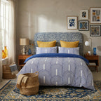 Arches Duvet Cover Set - Blue
