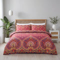 Asha Duvet Cover Set - Ruby