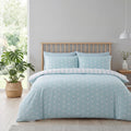 So Soft Spots & Stripes Duvet Cover Set - Duck Egg