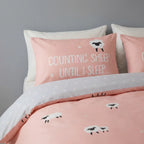 So Soft Counting Sheep Duvet Cover Set - Blush image 2