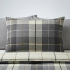 Lomond Check Flannelette Duvet Cover Set - Blue image 3