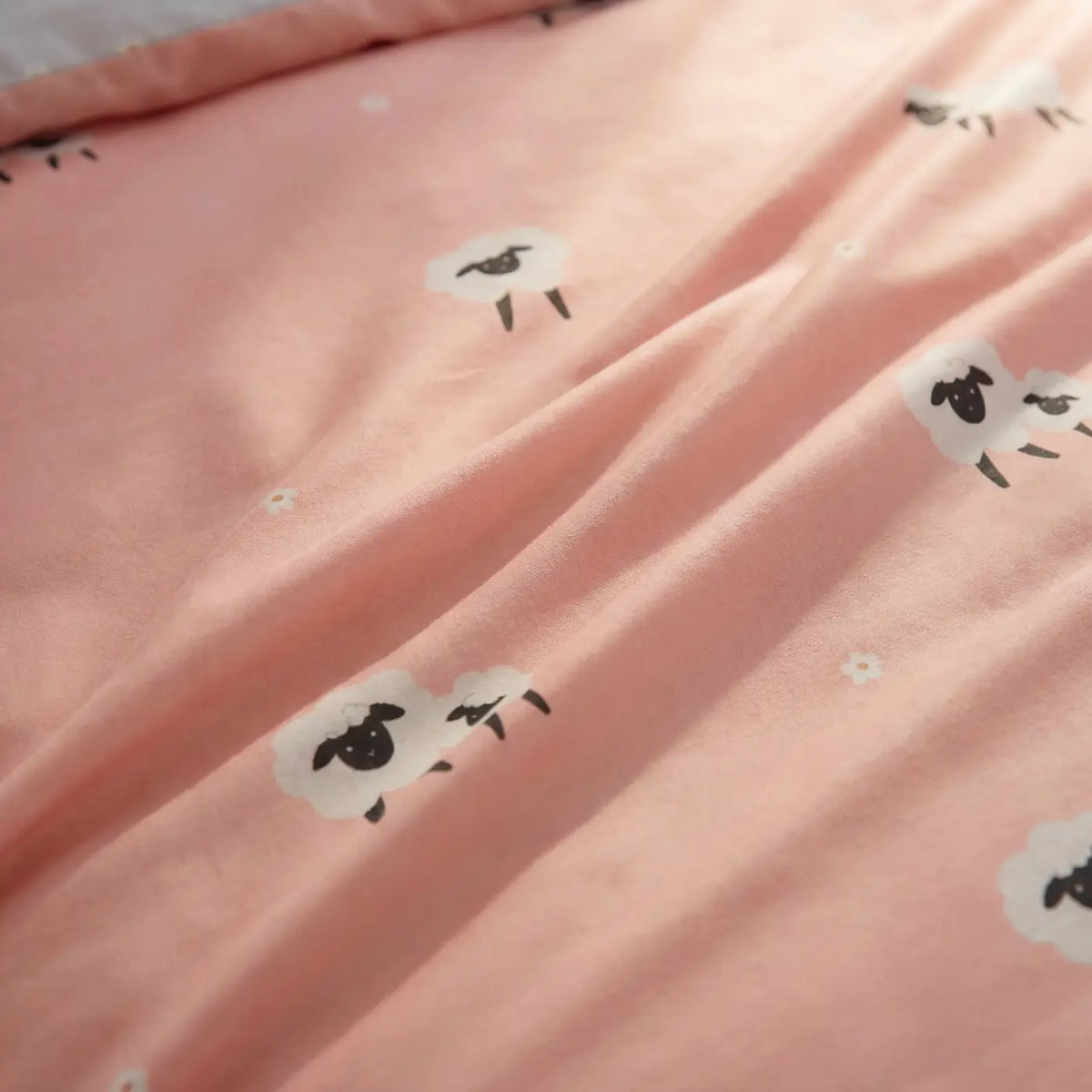 So Soft Counting Sheep Duvet Cover Set - Blush image 3