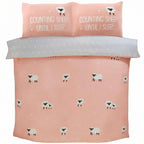So Soft Counting Sheep Duvet Cover Set - Blush image 4