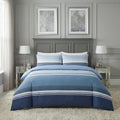 So Soft Chicago Duvet Cover Set - Blue
