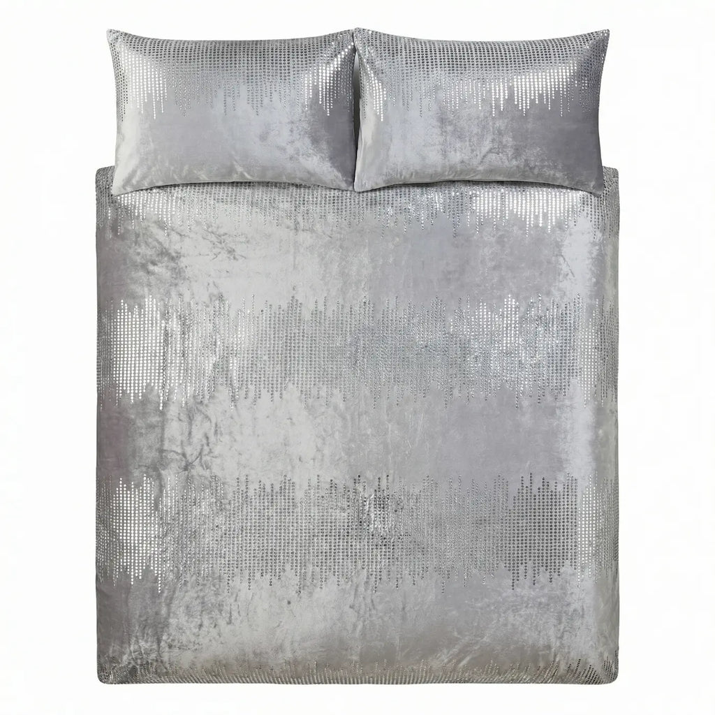 Tiffany Duvet Cover Set - Silver image 4
