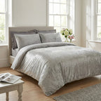 Tiffany Duvet Cover Set - Silver