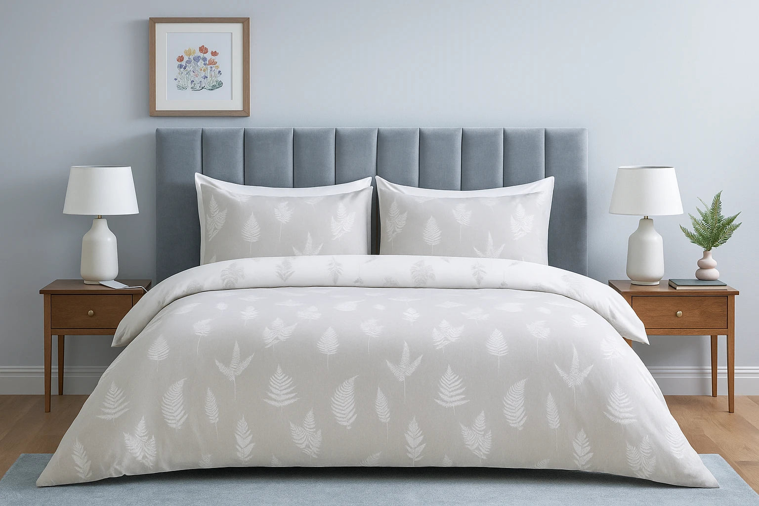 Fern Complete 4 Piece Bedding Set