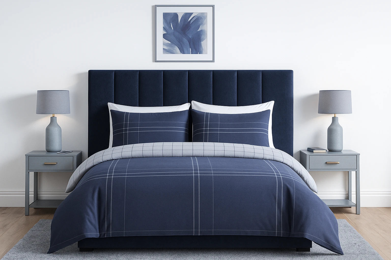 Hudson Complete 4 Piece Bedding Set