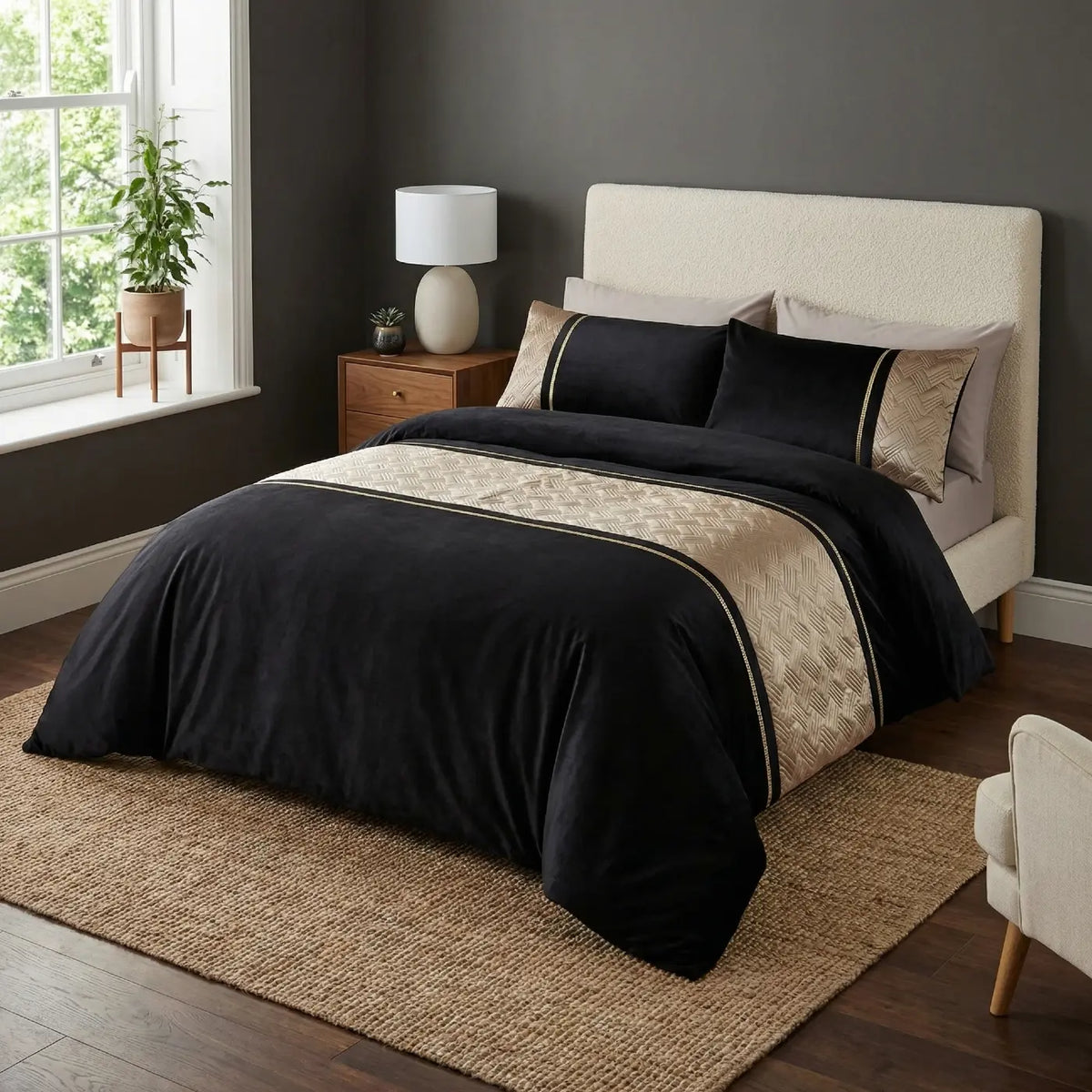 Capri Duvet Cover Set - Gold