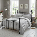 Tia Trellis Duvet Cover Set - Silver image 2