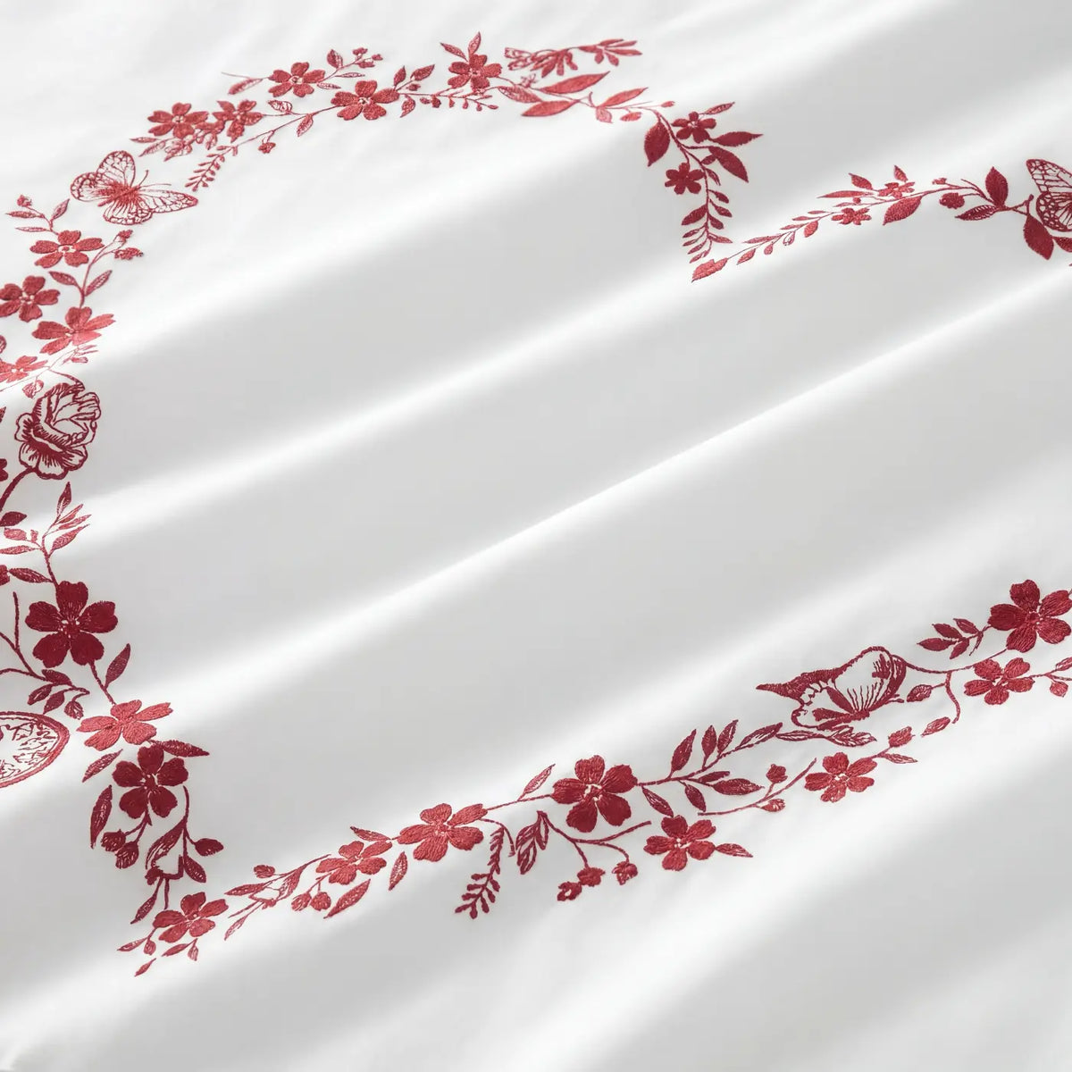 Heart Duvet Cover Set - White image 3