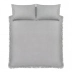 Tia Trellis Duvet Cover Set - Silver