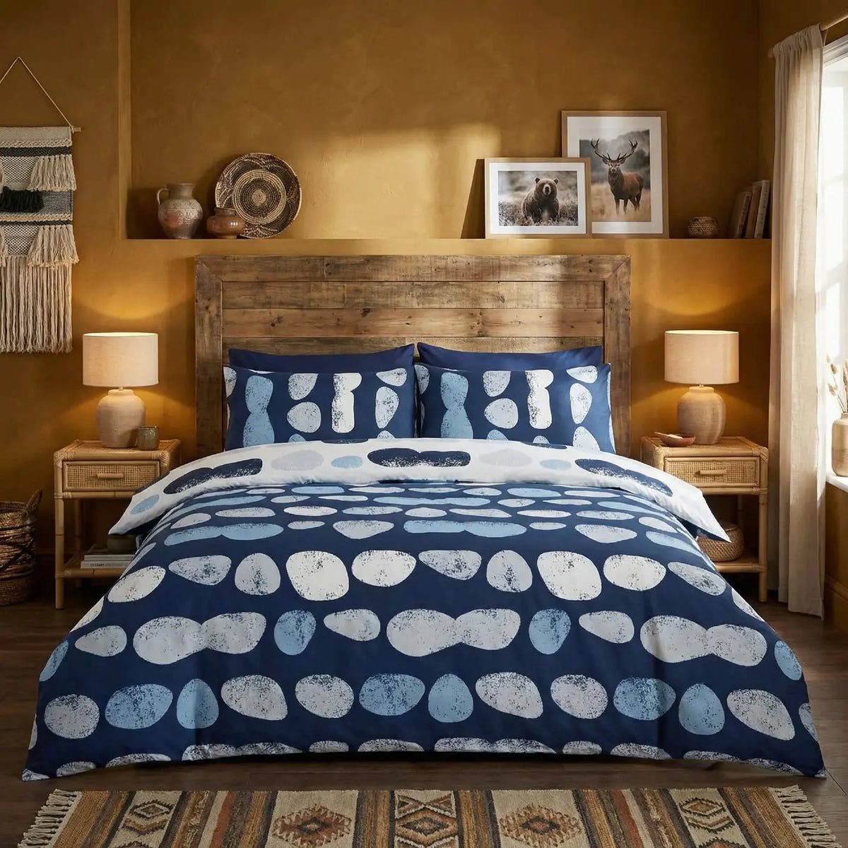 So Soft Truro Duvet Cover Set - Blue