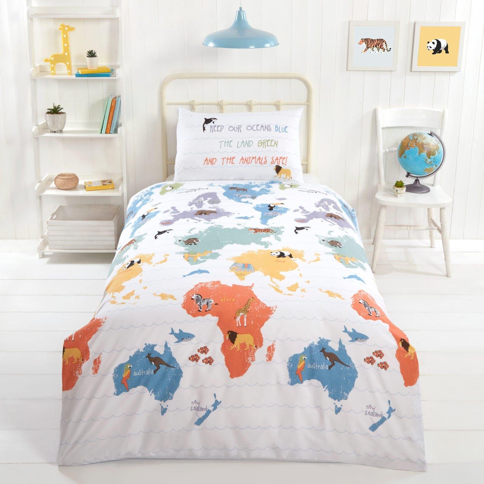 Sustainable My World Duvet Cover Set