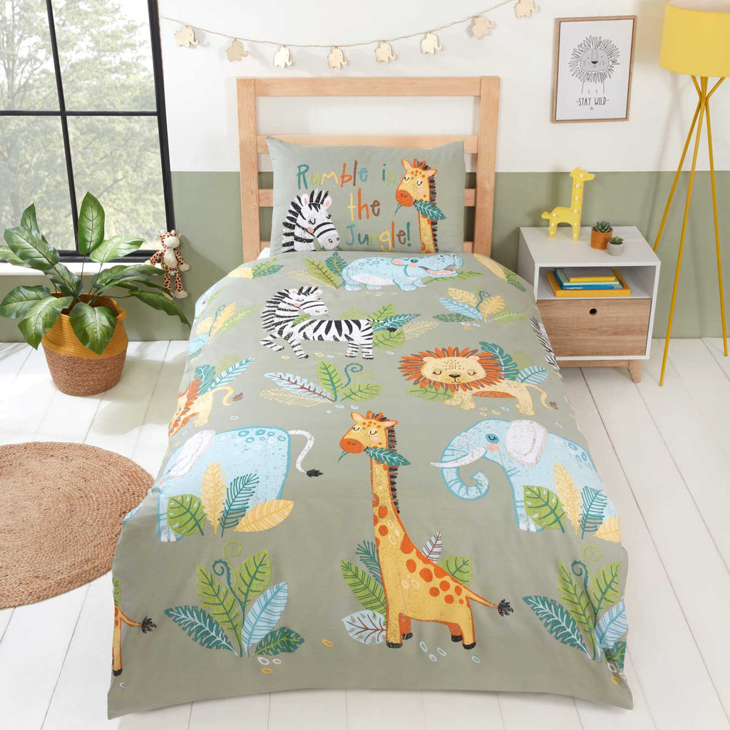 Rumble in the Jungle Duvet Cover Set