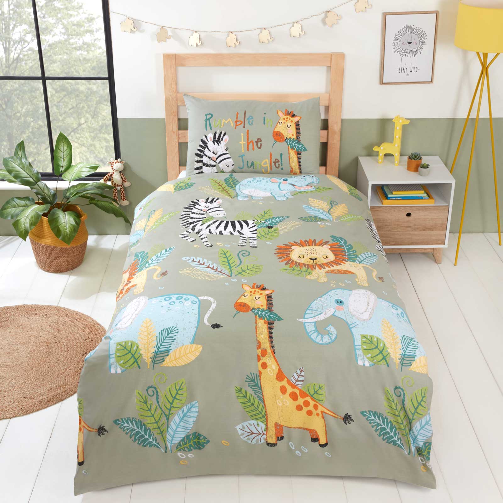 Rumble in the Jungle Duvet Cover Set