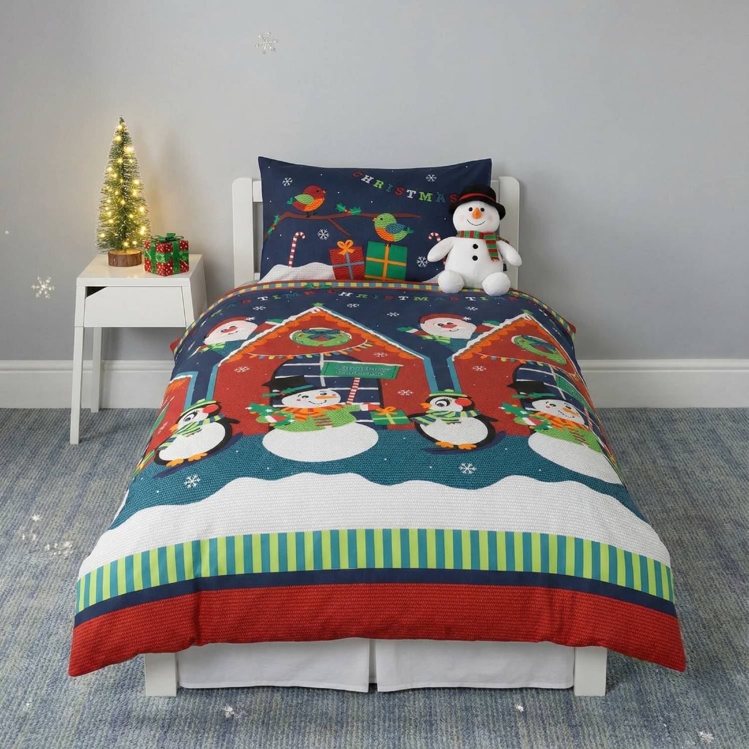 Santa's Grotto Duvet Cover Set