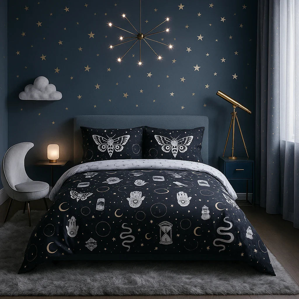 So Soft Gothic Magick Duvet Cover Set by Rapport Home