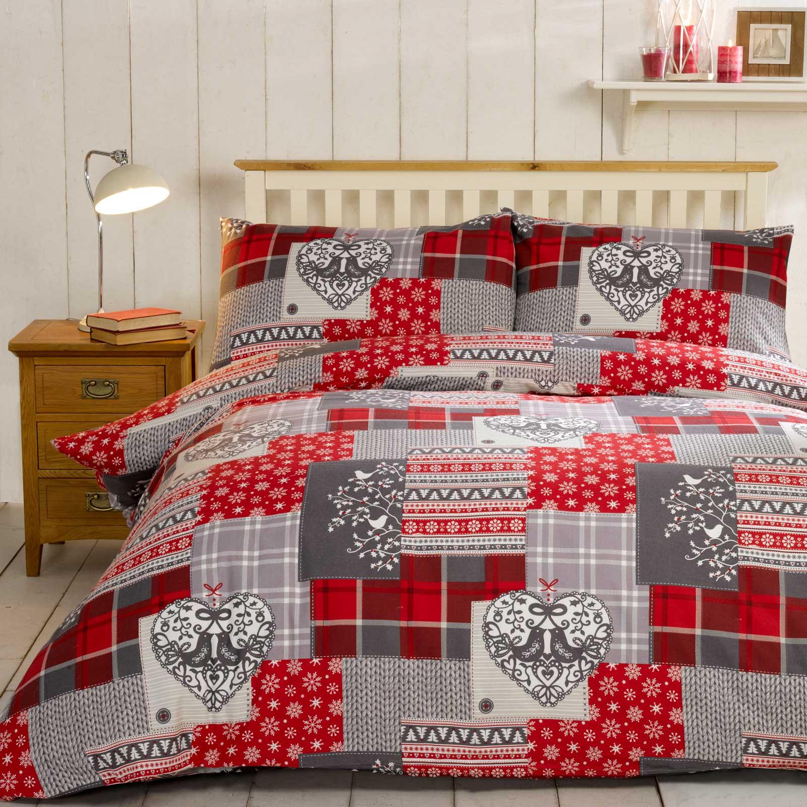 Alpine Patchwork Flannelette Duvet Cover Set by Rapport Home