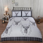 Angus Stag Flannelette Duvet Cover Set
