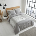 Velvet Duvet Cover Set - Silver