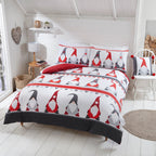 Christmas Festive Gonks Duvet Cover Set by Rapport Home