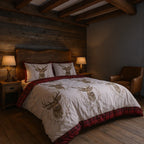 Angus Stag Flannelette Duvet Cover Set
