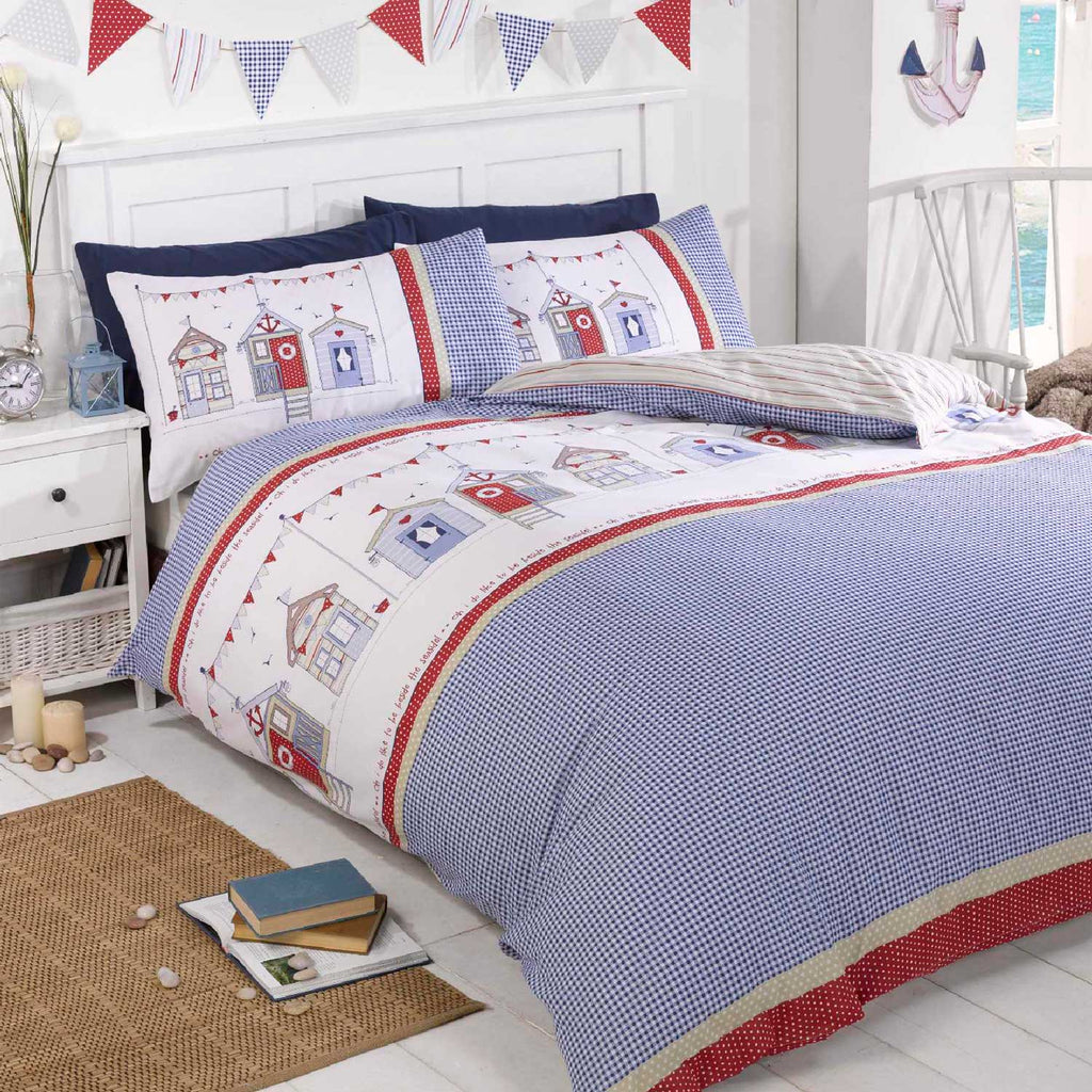 Beach Hut Duvet Cover Set