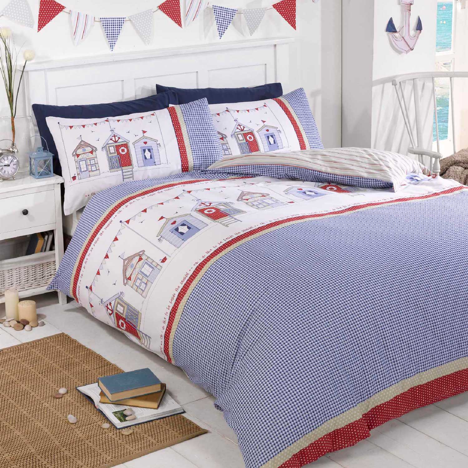 Beach Hut Duvet Cover Set by Rapport Home