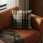 Highland Check Black Cushion Cover 17" x 17 3