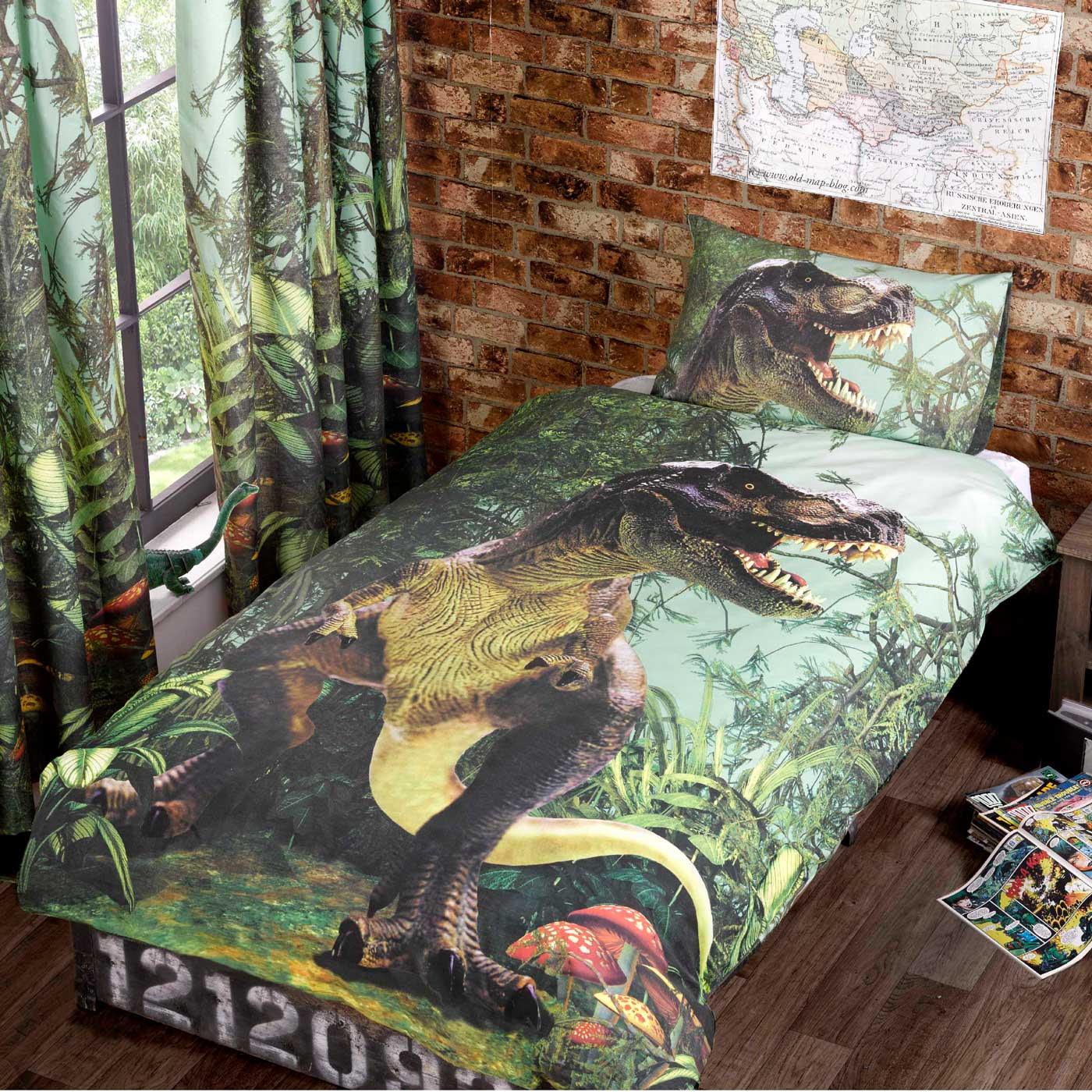 T-Rex Dinosaur Duvet Cover Set