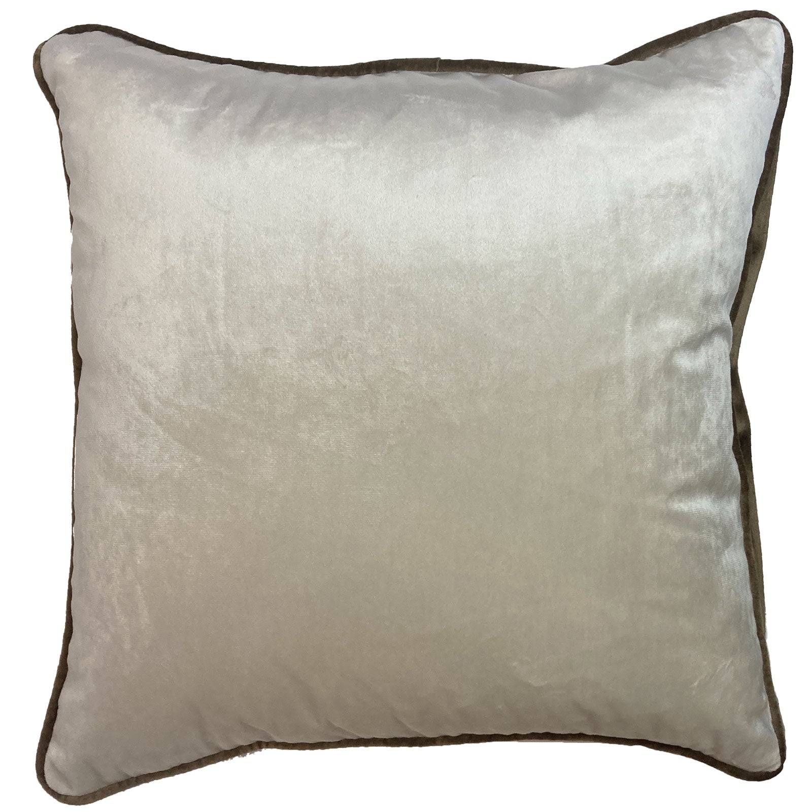 Piped Velvet Cushion Covers 43cm Square Collection