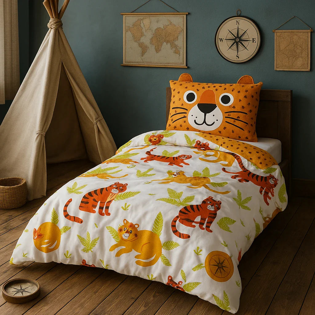 Wild Cats Duvet Cover Set