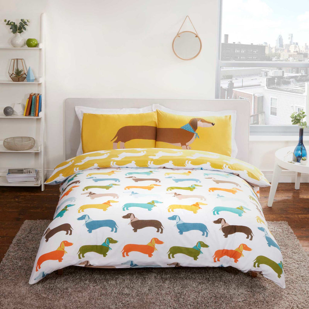 Sausage Dog Duvet Cover Set by Rapport Home