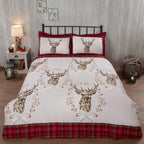 Angus Stag Flannelette Duvet Cover Set
