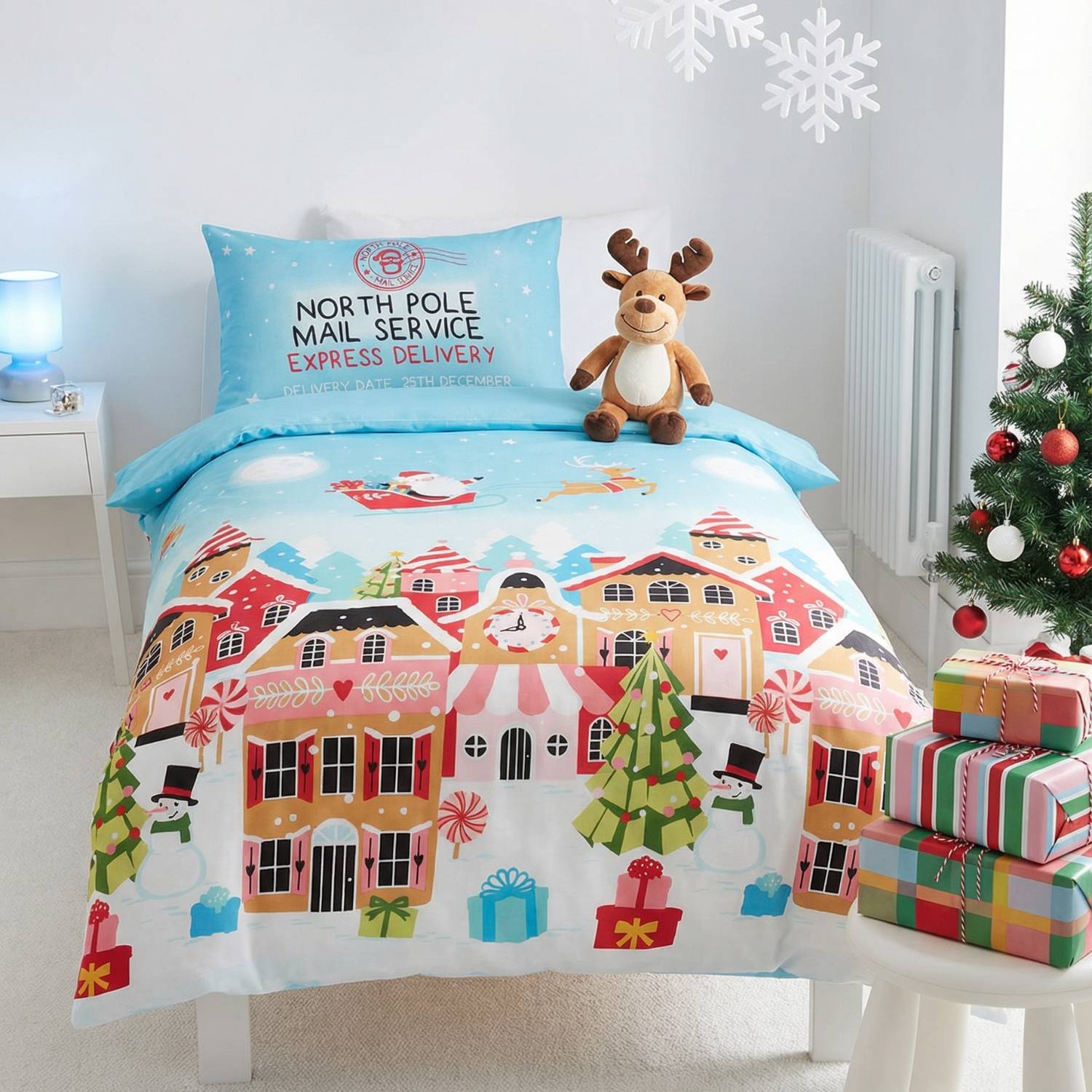 Gingerbread Town Duvet Cover Set