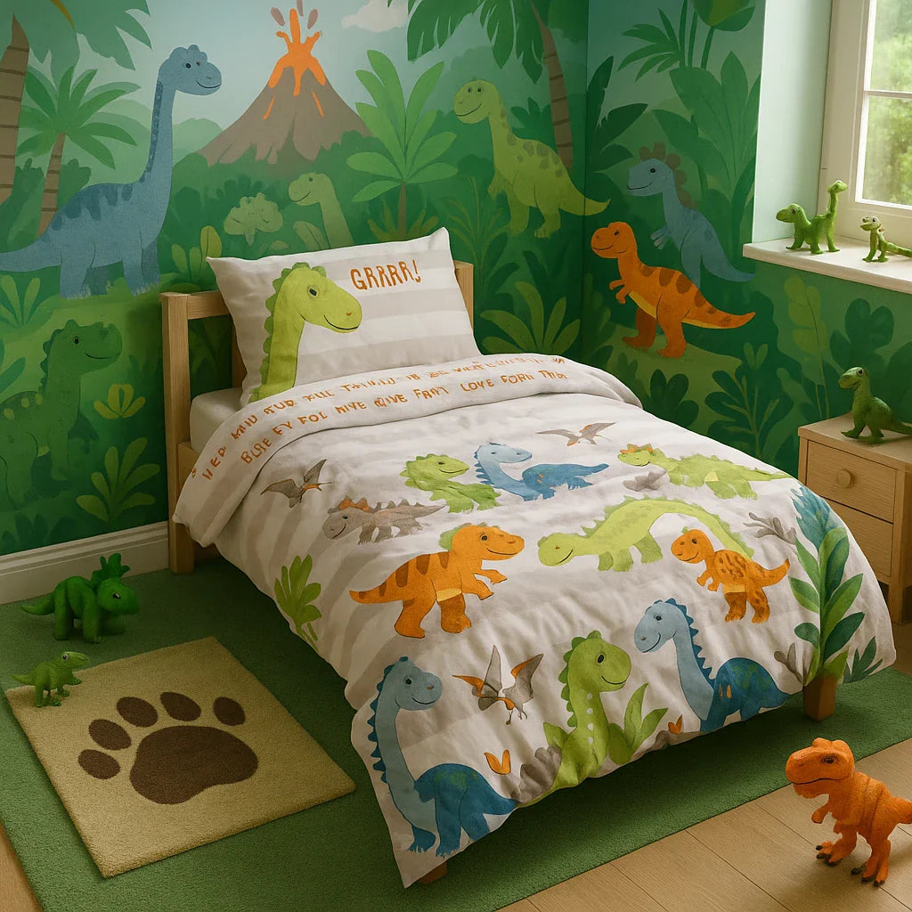 Dinosaur Duvet Cover Set