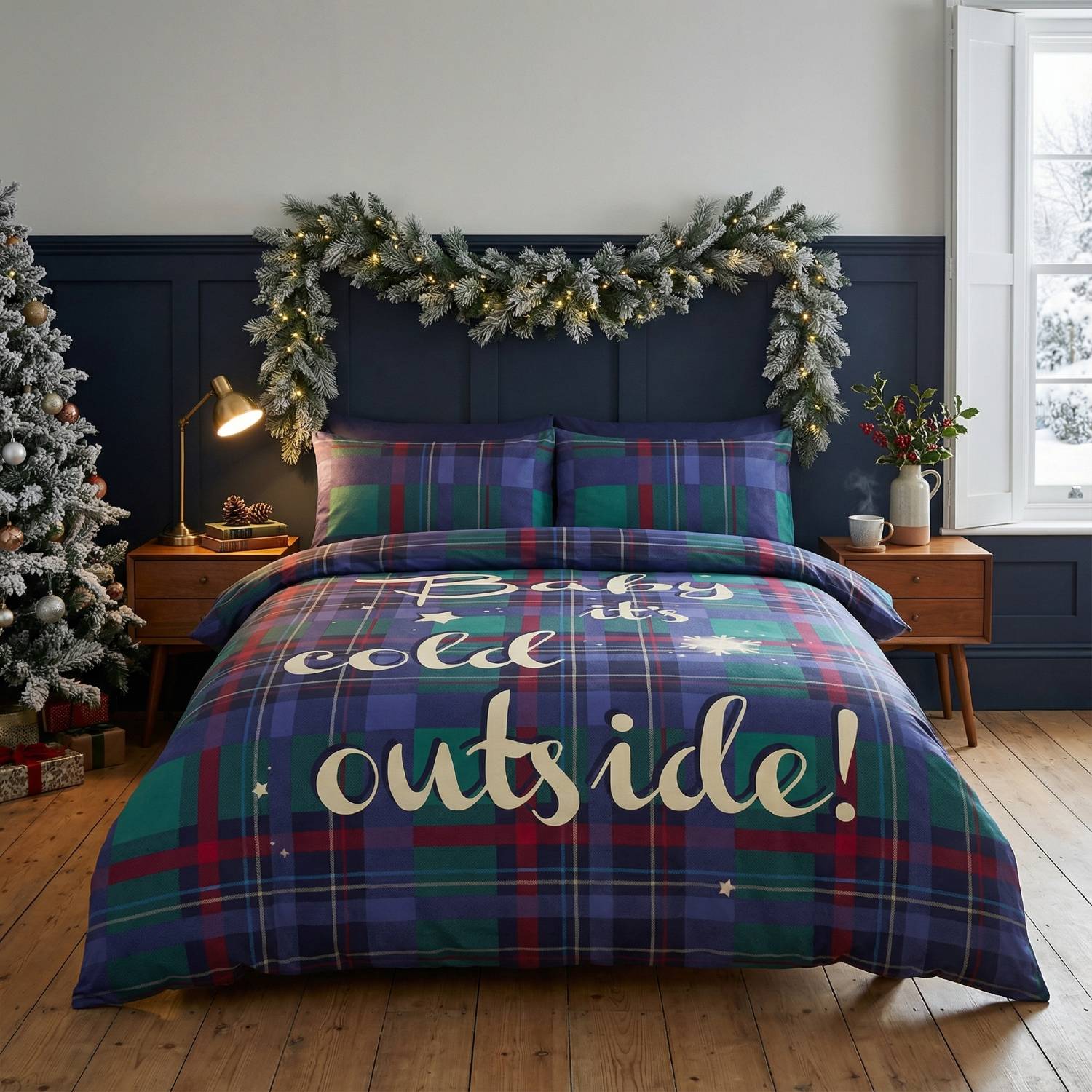 Baby It's Cold Outside Duvet Cover Set by Rapport Home