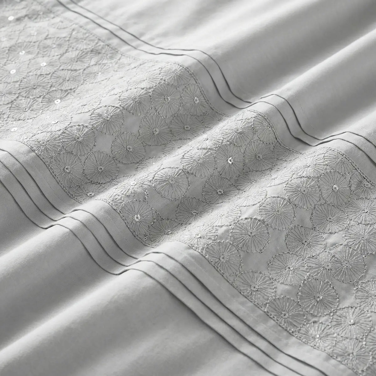 Everdean Duvet Cover Set - Grey image 4